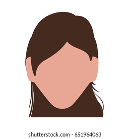 Anonymous faceless woman