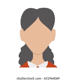 Anonymous faceless woman