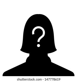 anonymous female silhouette