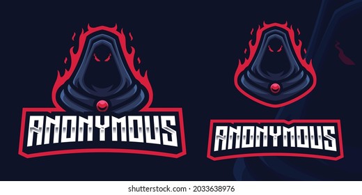 Anonymous Gaming Mascot Logo Esports