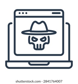 Anonymous Hacker Accessing a Dark Web Portal