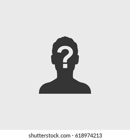 anonymous  icon ilustration vector symbol