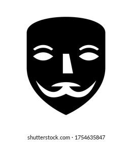 anonymous icon or logo isolated sign symbol vector illustration - high quality black style vector icons
