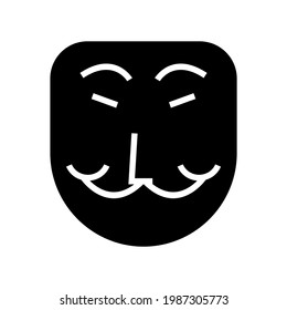 anonymous icon or logo isolated sign symbol vector illustration - high quality black style vector icons
