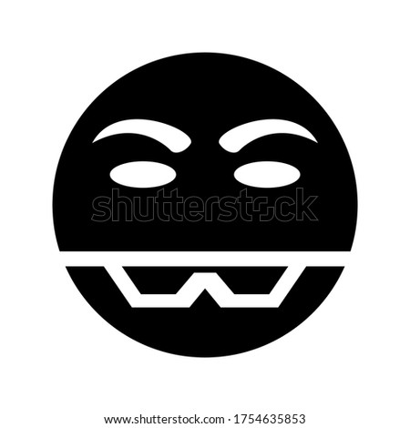 anonymous icon or logo isolated sign symbol vector illustration - high quality black style vector icons
