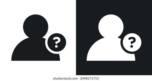 Anonymous icon in solid style