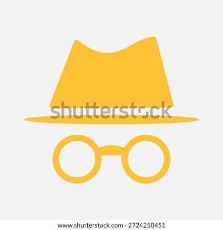 Anonymous Incognito User Outline Icon