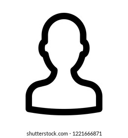 Anonymous male profile