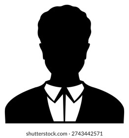 Anonymous man avatar. Generic web user picture