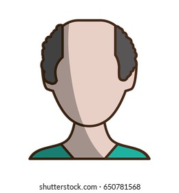 Anonymous man faceless