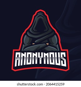 Anonymous Mascot Gaming Logo Template