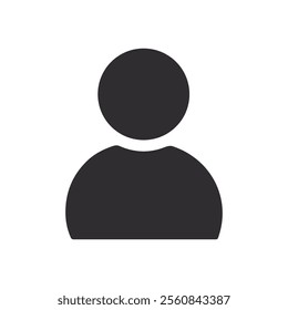 anonymous profile icon. silhouette user icon