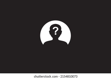 Anonymous Profile, silhouette avatar unknown person. Vector ilustration.