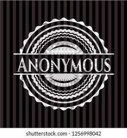Anonymous silvery badge or emblem