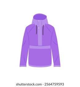 Anorak , Autumn Isolated Vector Illustration