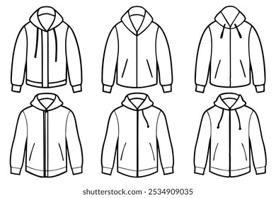 ilustração anorak vetor line art (3)