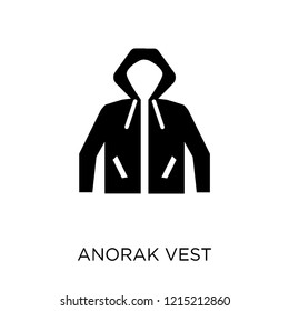 Anorak Vest icon. Anorak Vest symbol design from Winter collection. Simple element vector illustration on white background.
