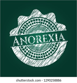 Anorexia on chalkboard