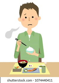 An anorexic young man