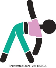 another stick woman working out