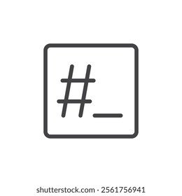 Another term icon Logo symbol outline set