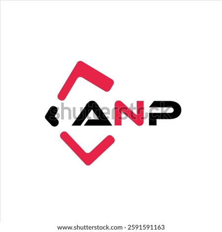 ANP creative minimalist letter logo. ANP unique vector initials alphabet letter logo design
