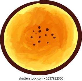 Anpan dulce y lleno de pasta de frijol rojo