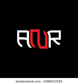 Diseño de logotipo ANR, logotipo simple y moderno ANR. Diseño lujoso del alfabeto ANR  