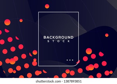 anstract fluid background with black and orange gradient. curvy, wavy, fluid, flowing, droplets, irregular shapes. suitable for background, landing page, wallpaper, home screen, theme. vector eps 10