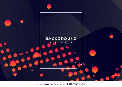 anstract fluid background with black and orange gradient. curvy, wavy, fluid, flowing, droplets, irregular shapes. suitable for background, landing page, wallpaper, home screen, theme. vector eps 10