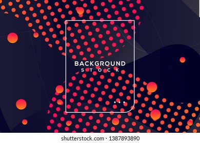 anstract fluid background with black and orange gradient. curvy, wavy, fluid, flowing, droplets, irregular shapes. suitable for background, landing page, wallpaper, home screen, theme. vector eps 10