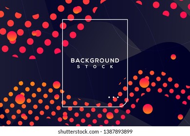 anstract fluid background with black and orange gradient. curvy, wavy, fluid, flowing, droplets, irregular shapes. suitable for background, landing page, wallpaper, home screen, theme. vector eps 10
