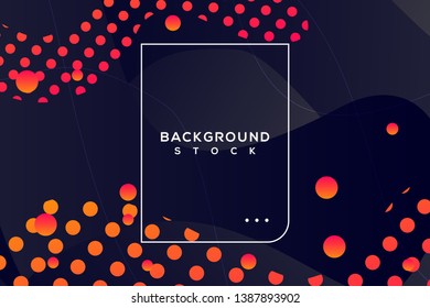 anstract fluid background with black and orange gradient. curvy, wavy, fluid, flowing, droplets, irregular shapes. suitable for background, landing page, wallpaper, home screen, theme. vector eps 10