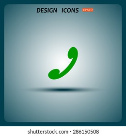 answer the call. icon. vector design