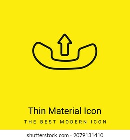 Answer A Call minimal bright yellow material icon