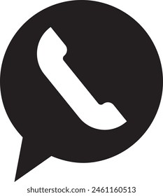 Responder llamada de teléfono icono diseño