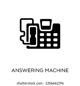answering machine icon. answering machine symbol design from Electronic devices collection.