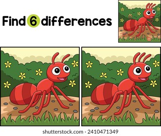 Ant Animal Find The Differences