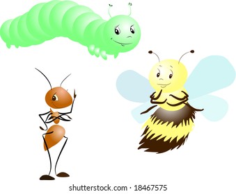 Ant, Bee and Caterpillar