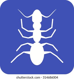Ant, bug, insect icon vector image. Can also be used for Animals and Insects. Suitable for mobile apps, web apps and print media.