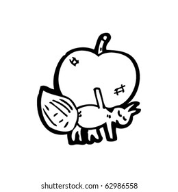ant carrying off food cartoon