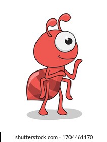 Ant Cartoon Cute Insect Animals Vector Image