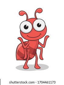 Ant Cartoon Cute Insect Animals Vector Image