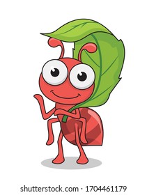 Ant Cartoon Cute Insect Animals Vector Image