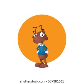 Ant Character illustration