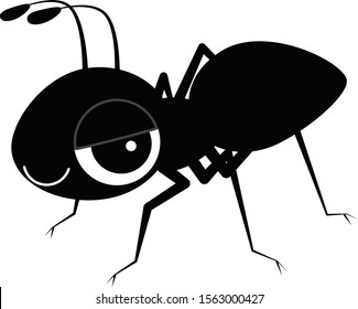 Ant character vector illustration Cartoon