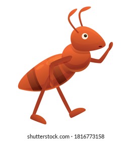 Ant comic icon. Cartoon of ant comic vector icon for web design isolated on white background