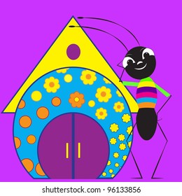 The ant costs at the small house