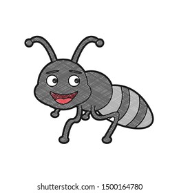 ant design vector with texture colors