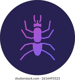 Ant Glyph Circle Gradient Icon